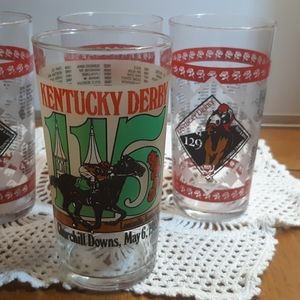 VINTAGE CHURCHILL DOWNS KENTUCKY DERBY GLASSES